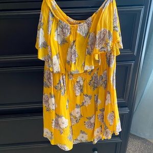 MINKPINK strapless floral dress size medium